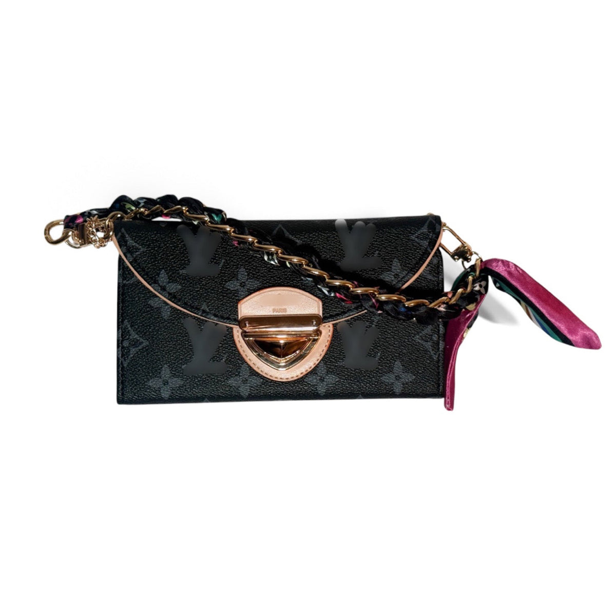 Black Couture Luxe Phone Bag (Preorder)