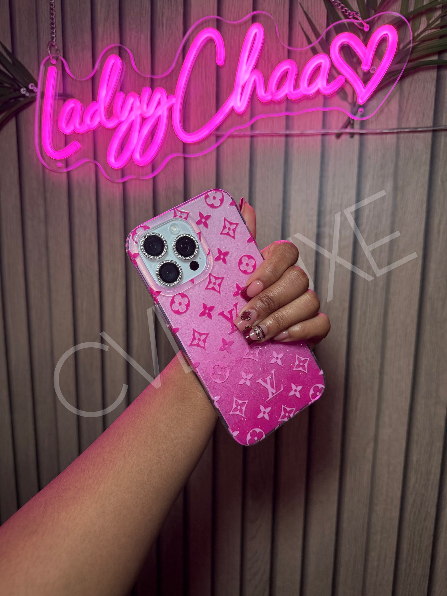 Hot Pink Stardust Luxe Case (Preorder)