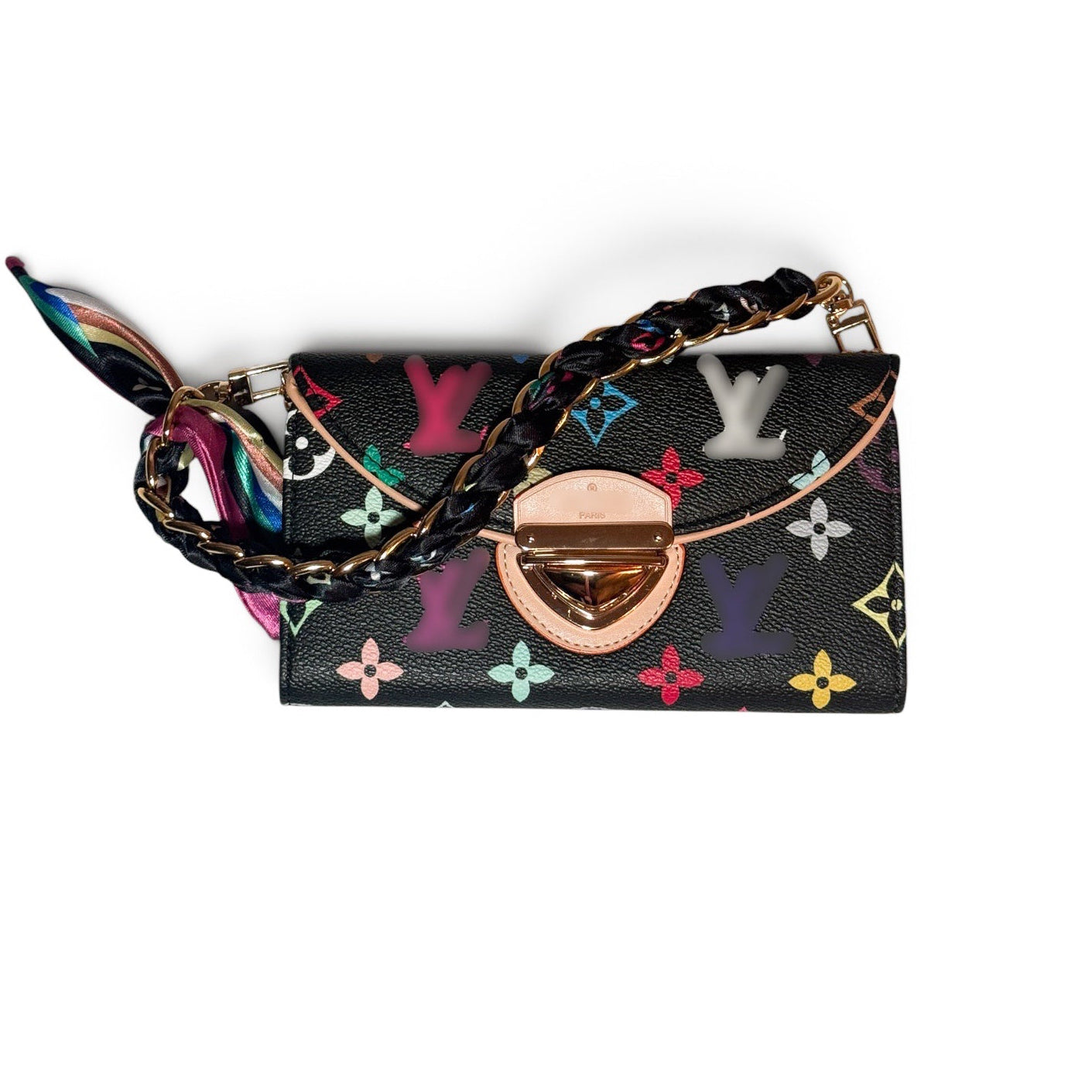 Black Couture color Luxe Phone Bag (Preorder)