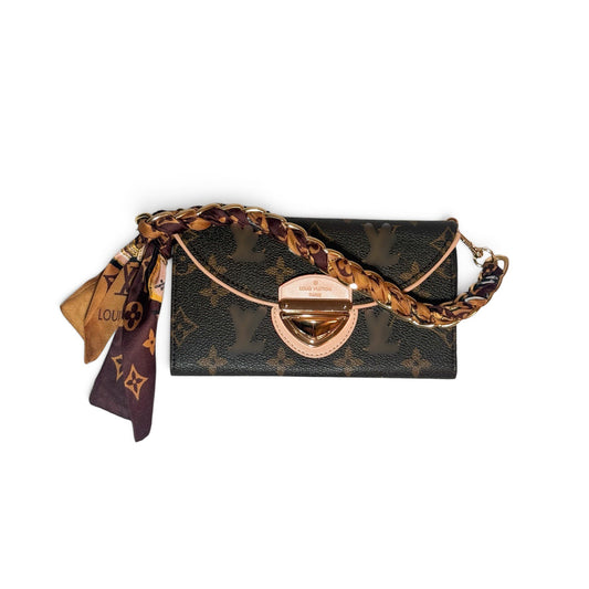 Brown Couture Luxe Phone Bag (Preorder)