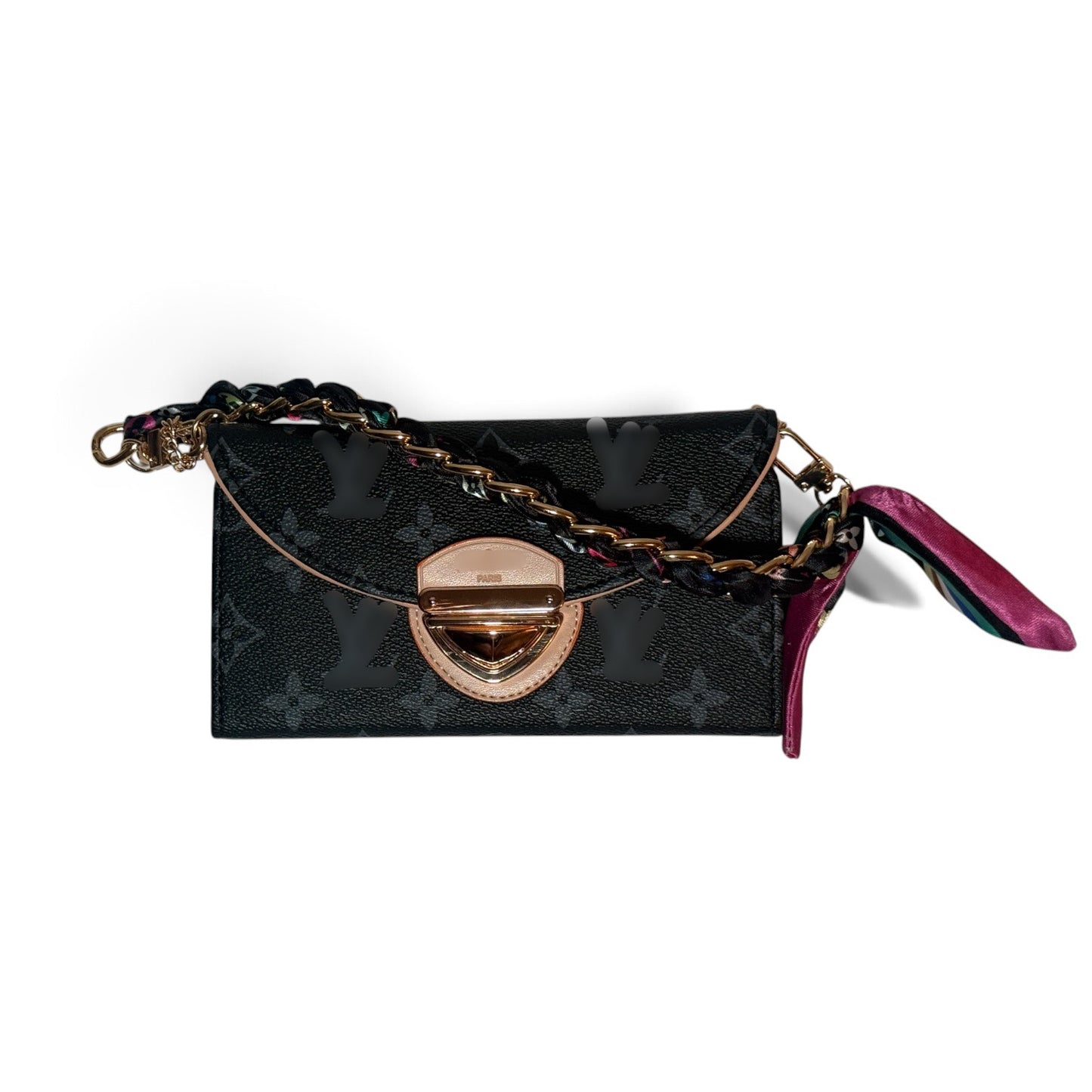 Black Couture Luxe Phone Bag (Preorder)