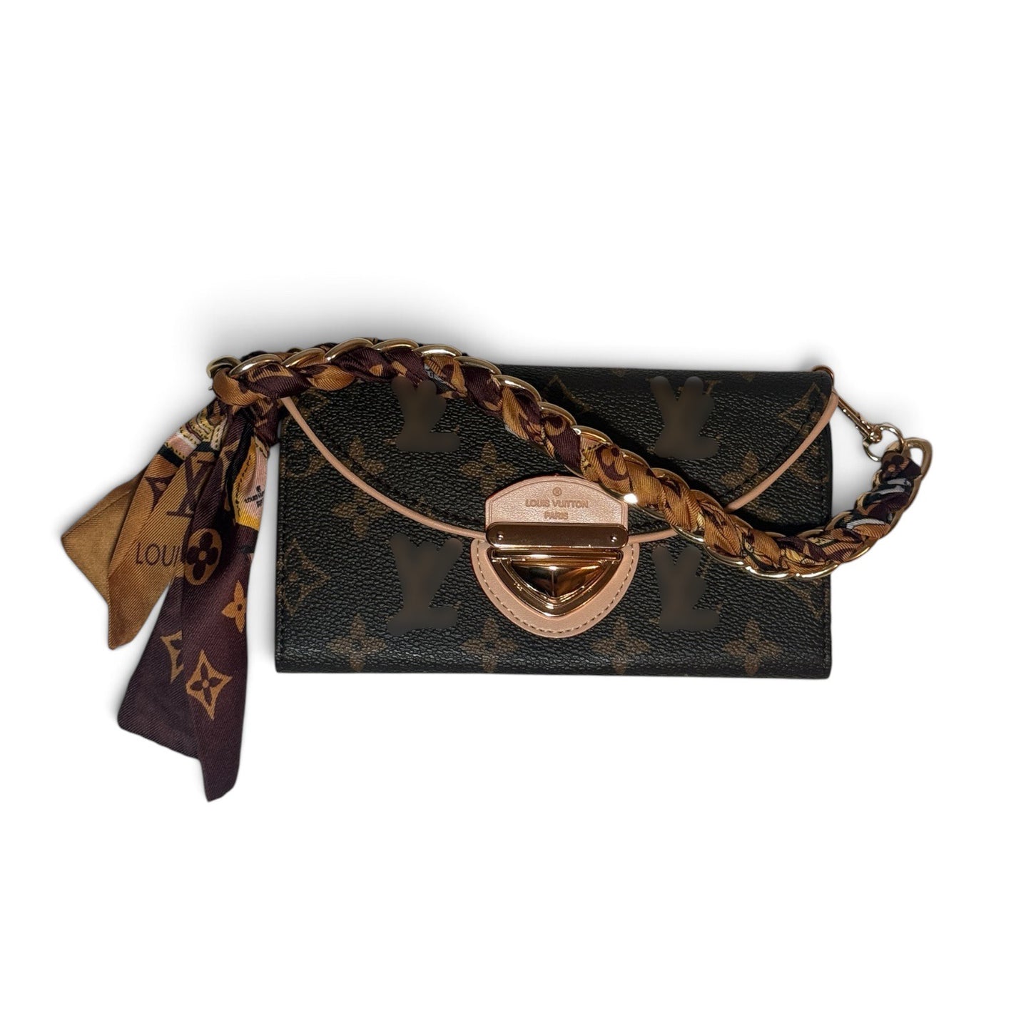 Brown Couture Luxe Phone Bag (Preorder)