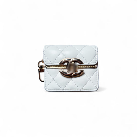 White Classy Airpod Case (Preorder)