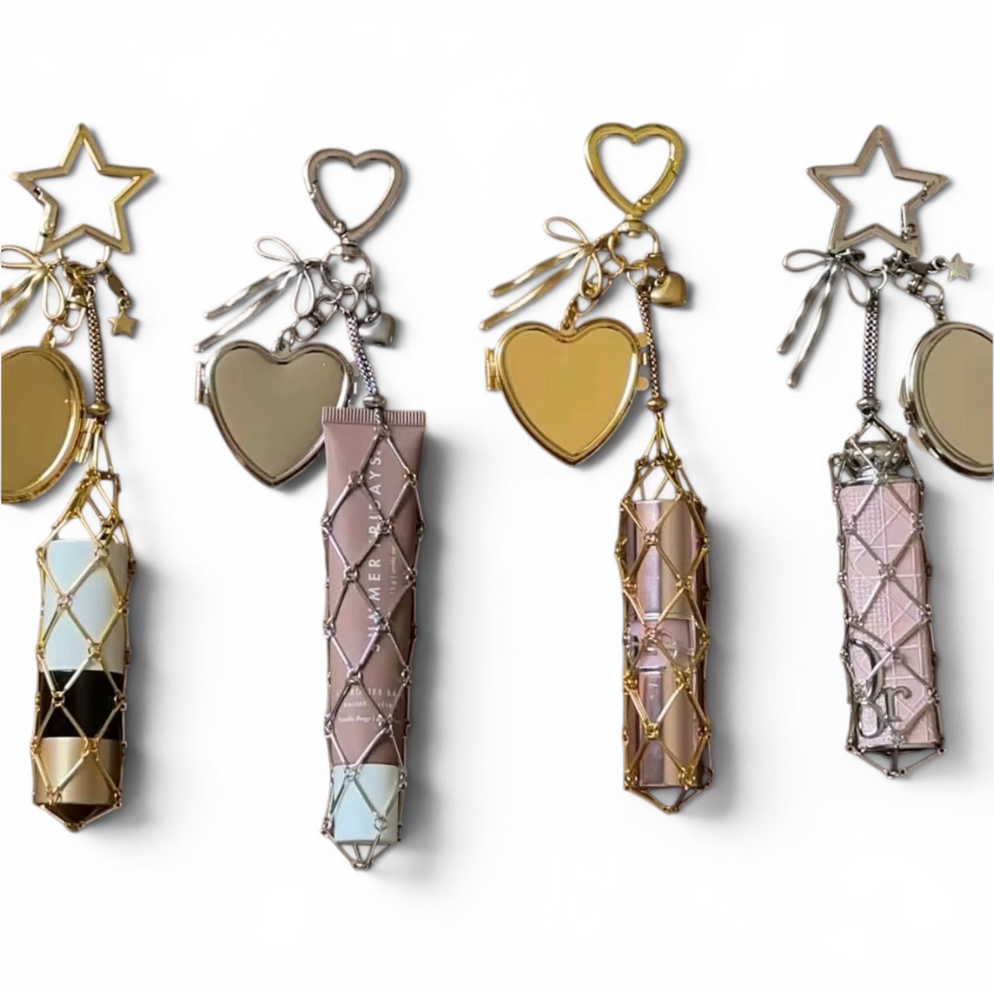 Luxury Lip Gloss Holder Keychain