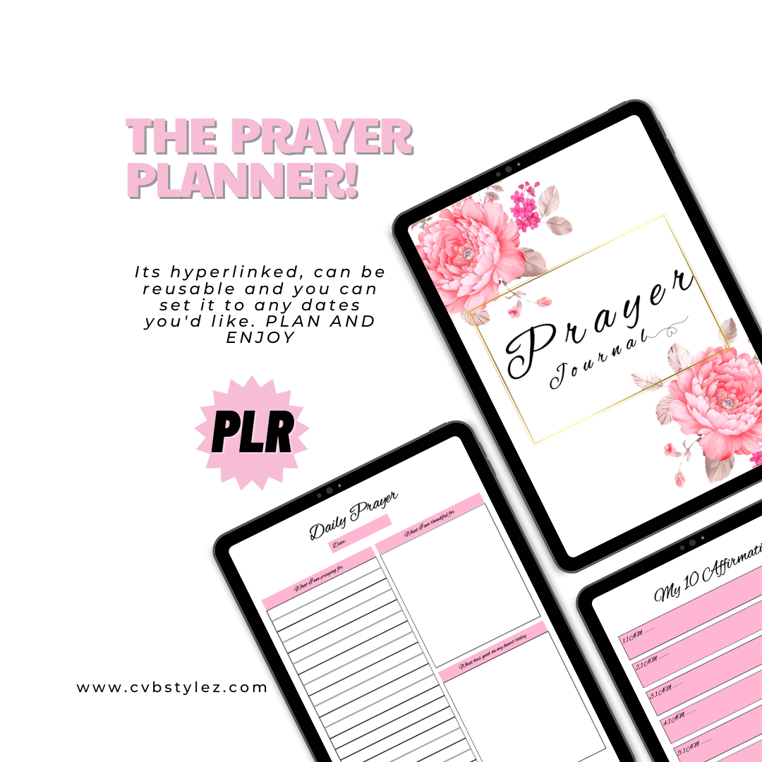 Prayer Journal/Planner